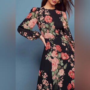 Reformation Luanne midi dress Size 0